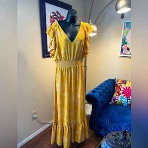 Express summer dress. Perfect special occasions. Ankle length. Size Large